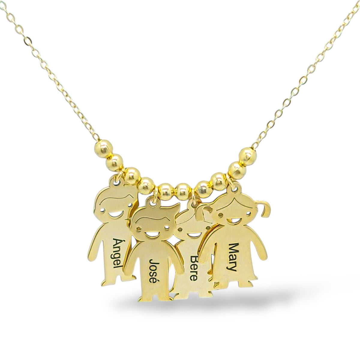 Collar niños personalizados gold