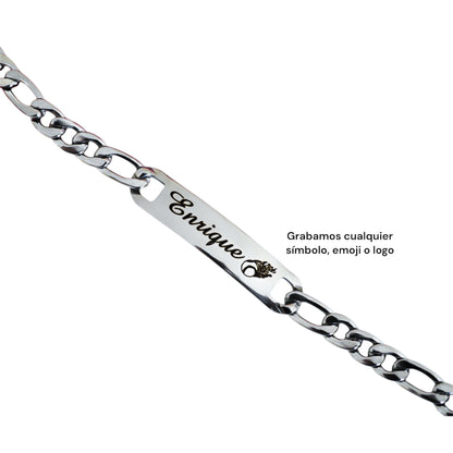 Dúo de esclavas personalizadas - Acero inoxidable