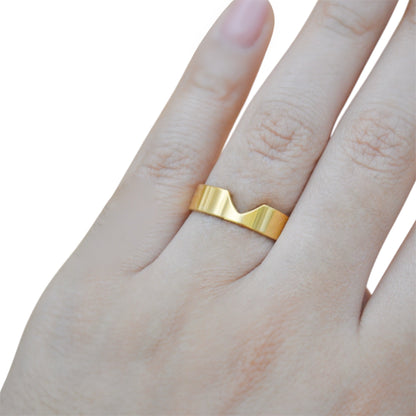 Dúo anillos love - Acero inoxidable