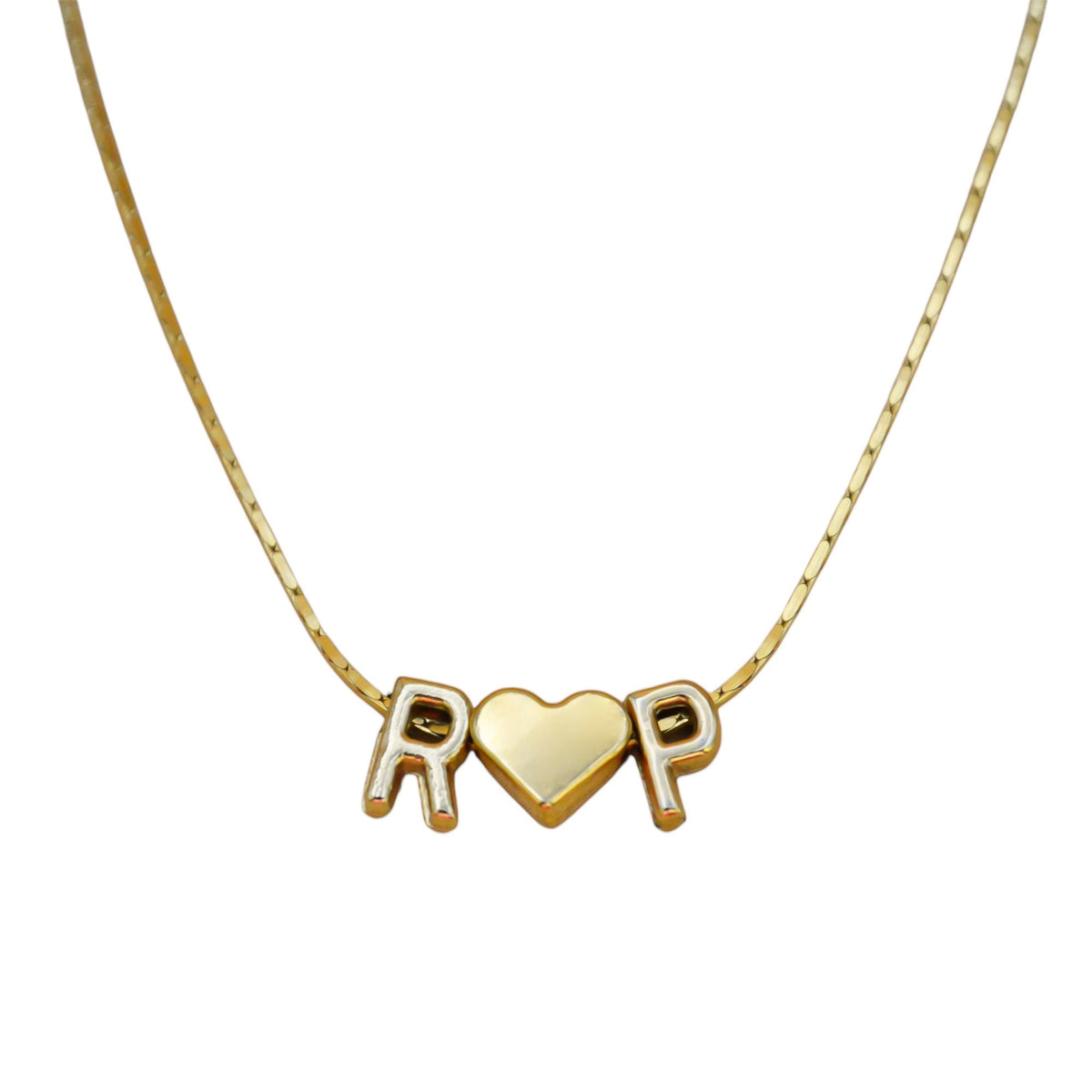 Collar personalizado love letra mini