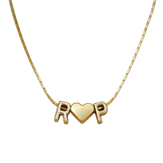 Collar personalizado love letra mini