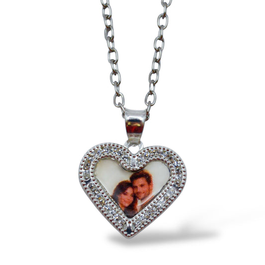 Collar recuerdo eterno - Plata .925 (Corazón)