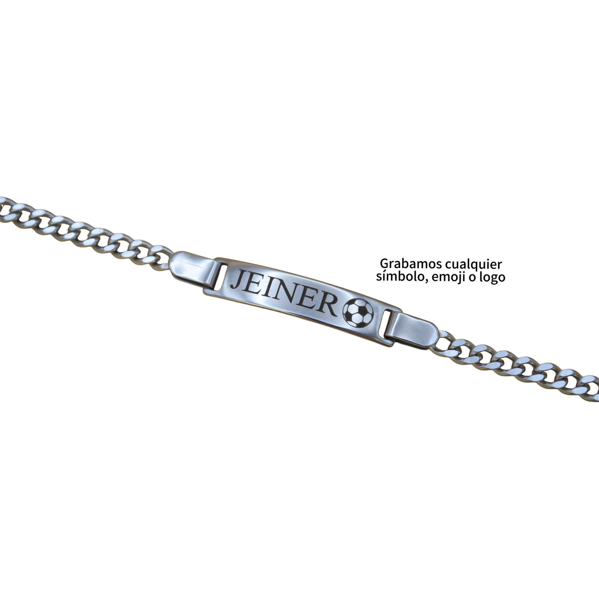 Esclava personalizada para niño/a o bebé acero inoxidable