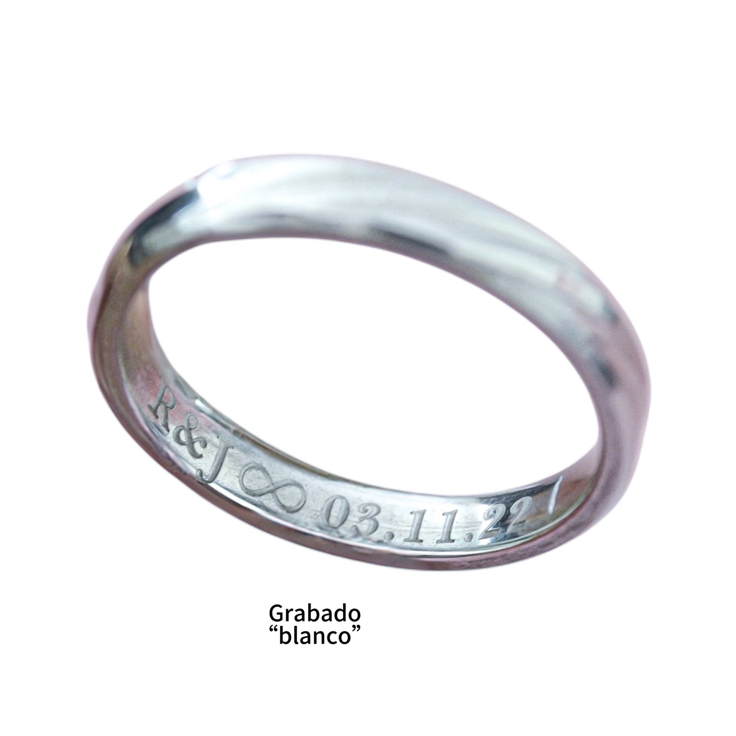 Dúo anillos love - Acero inoxidable