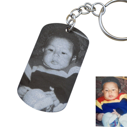 Placa militar personalizada con fotograbado - Acero inoxidable