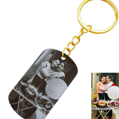 Placa militar personalizada con fotograbado - Acero inoxidable