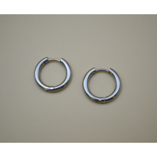Huggies basic chico silver acero inoxidable