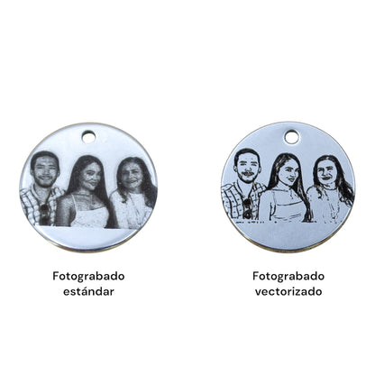 Collar o llavero personalizado family