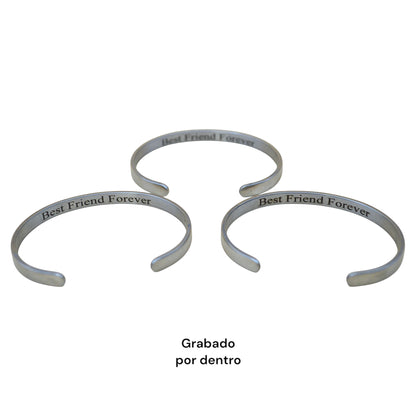 Brazalete personalizado Spotify ajustable - Acero inoxidable
