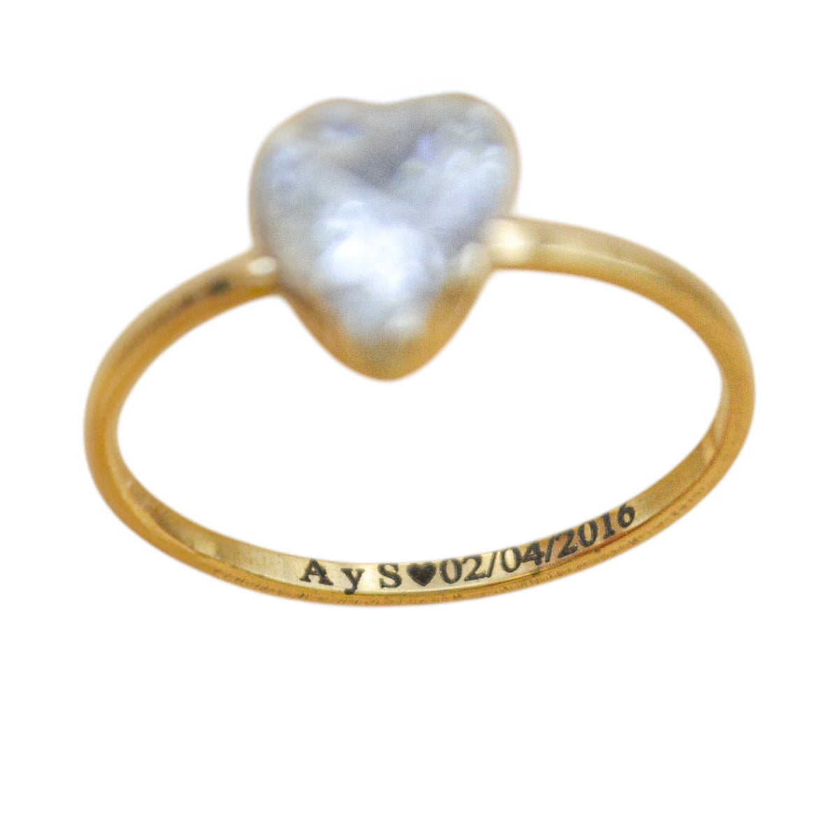 Dúo anillos love - Acero inoxidable