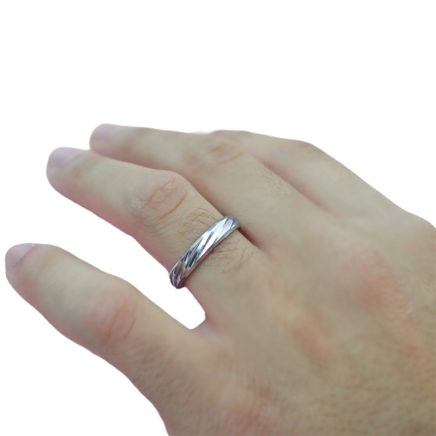Dúo de argollas personalizadas - Acero inoxidable