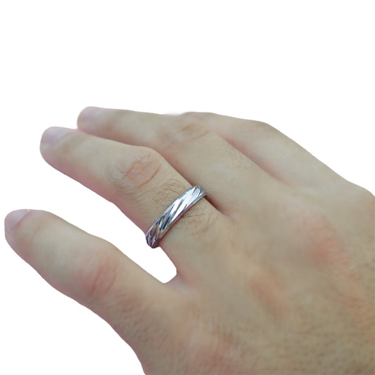 Dúo de argollas personalizadas - Acero inoxidable