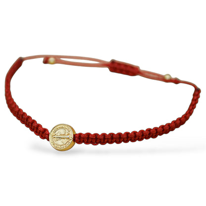 Dúo de pulseras San Benito tejidas