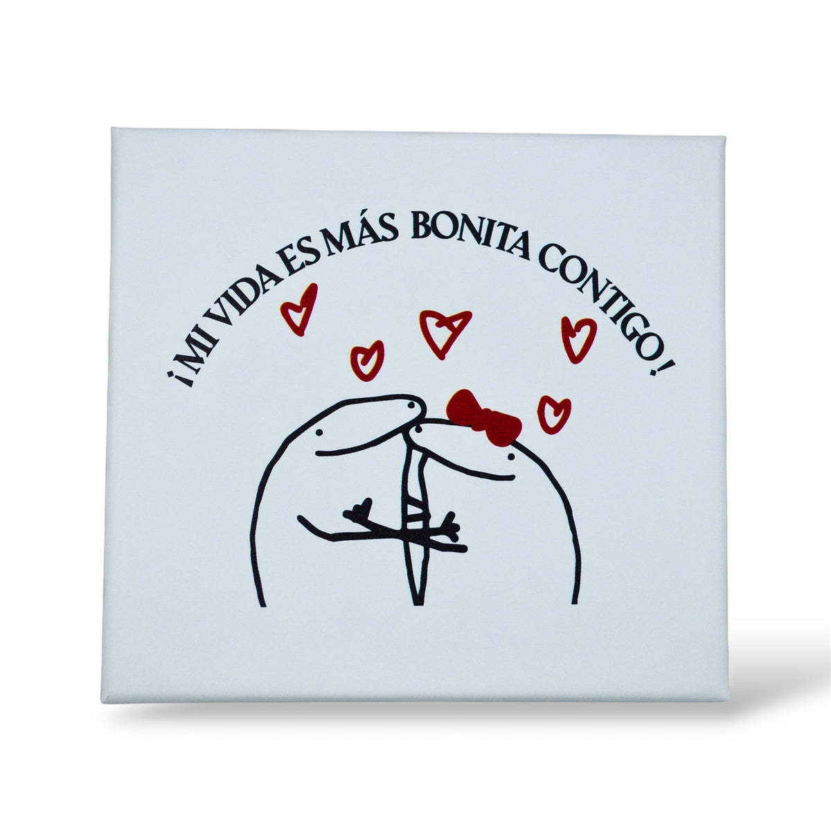 Caja de regalo "mi vida es más bonita contigo"