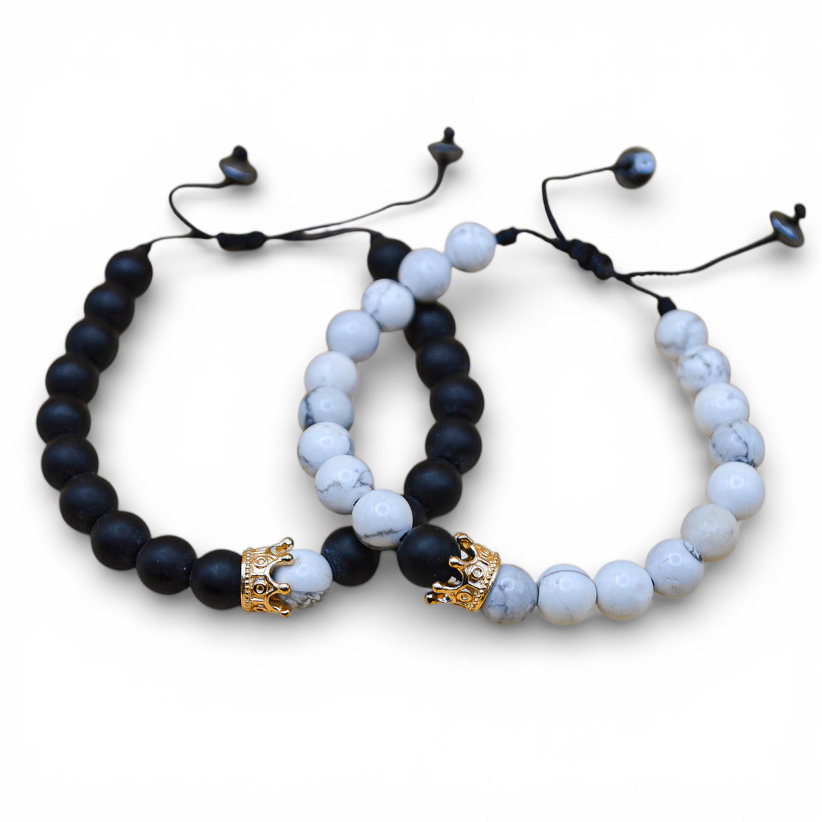 Dúo de pulseras - Rey y Reina