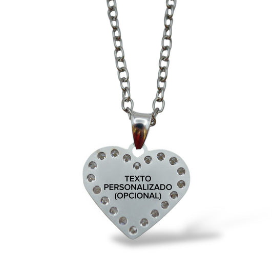 Collar recuerdo eterno - Plata .925 (Corazón)
