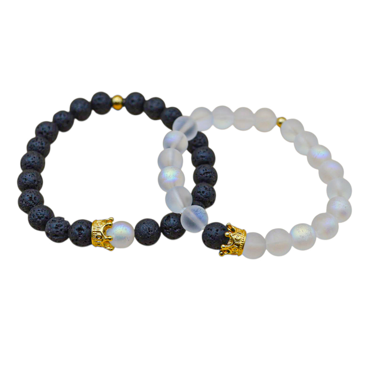 Dúo de pulseras - Luna y Lava