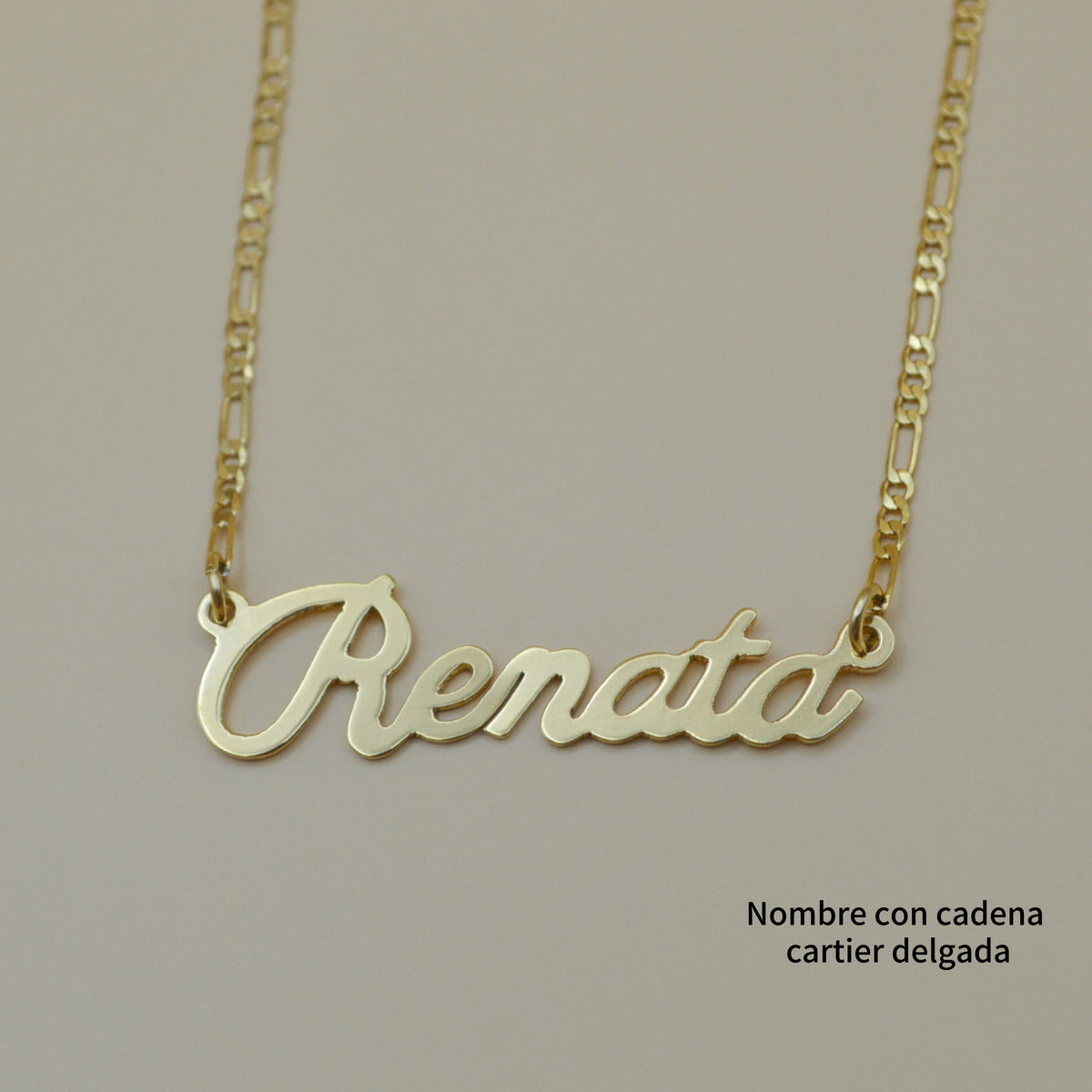 Collar personalizado cartier gold